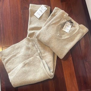 Zara sweater set nwt